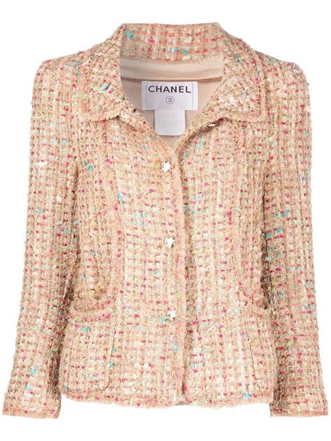 veste chanel tweed|pre owned chanel jackets.